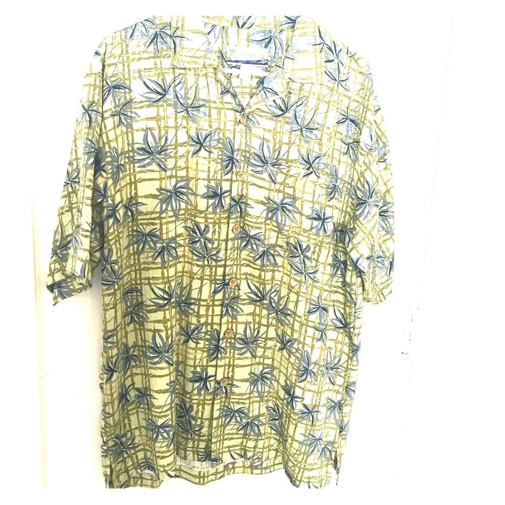 Kahala Hawaiian Islands Mens Aloha Shirt Small
